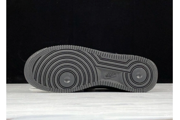 Low  Air 1 CU9225-001 Supreme Black Force Nike  0813